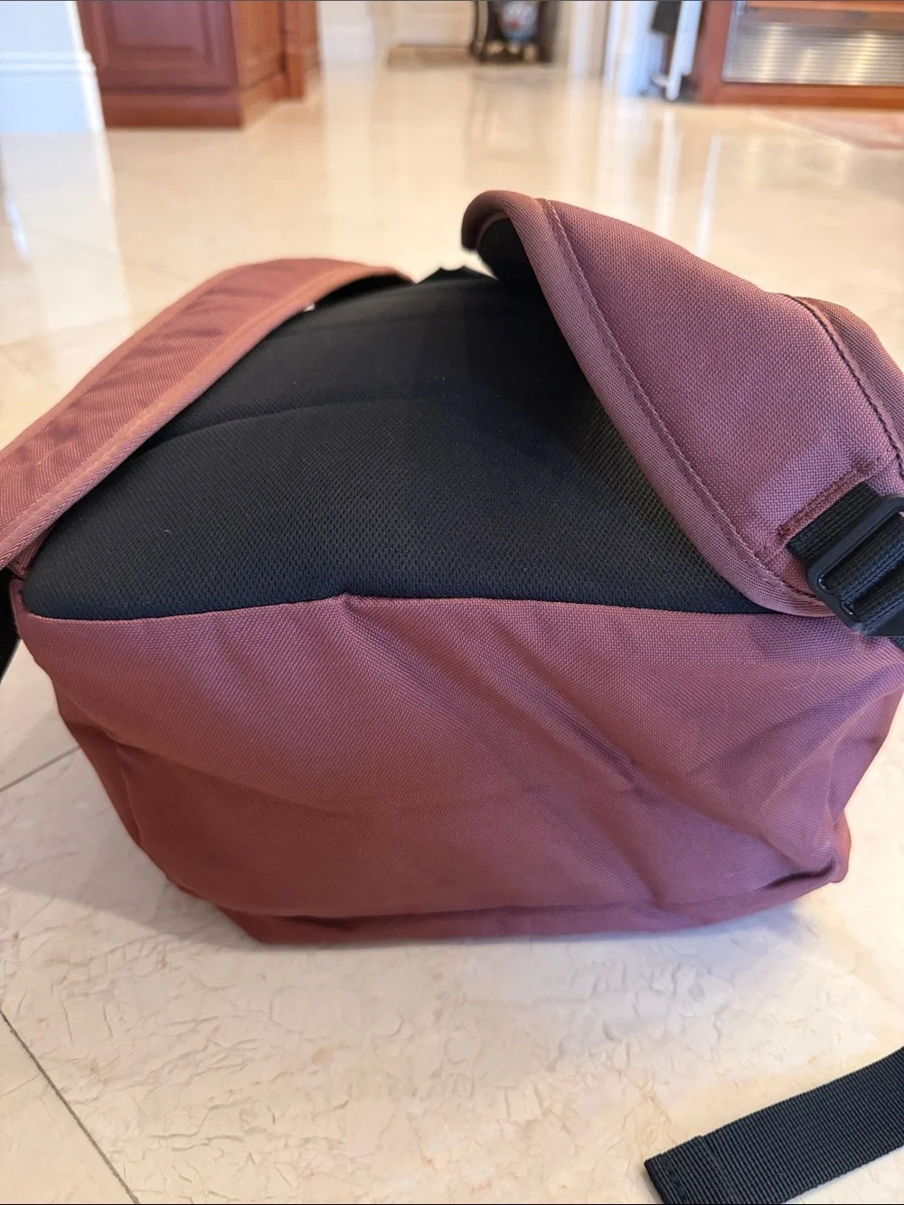 Nike Maroon Everyday Backpack with Front Zip Pocket